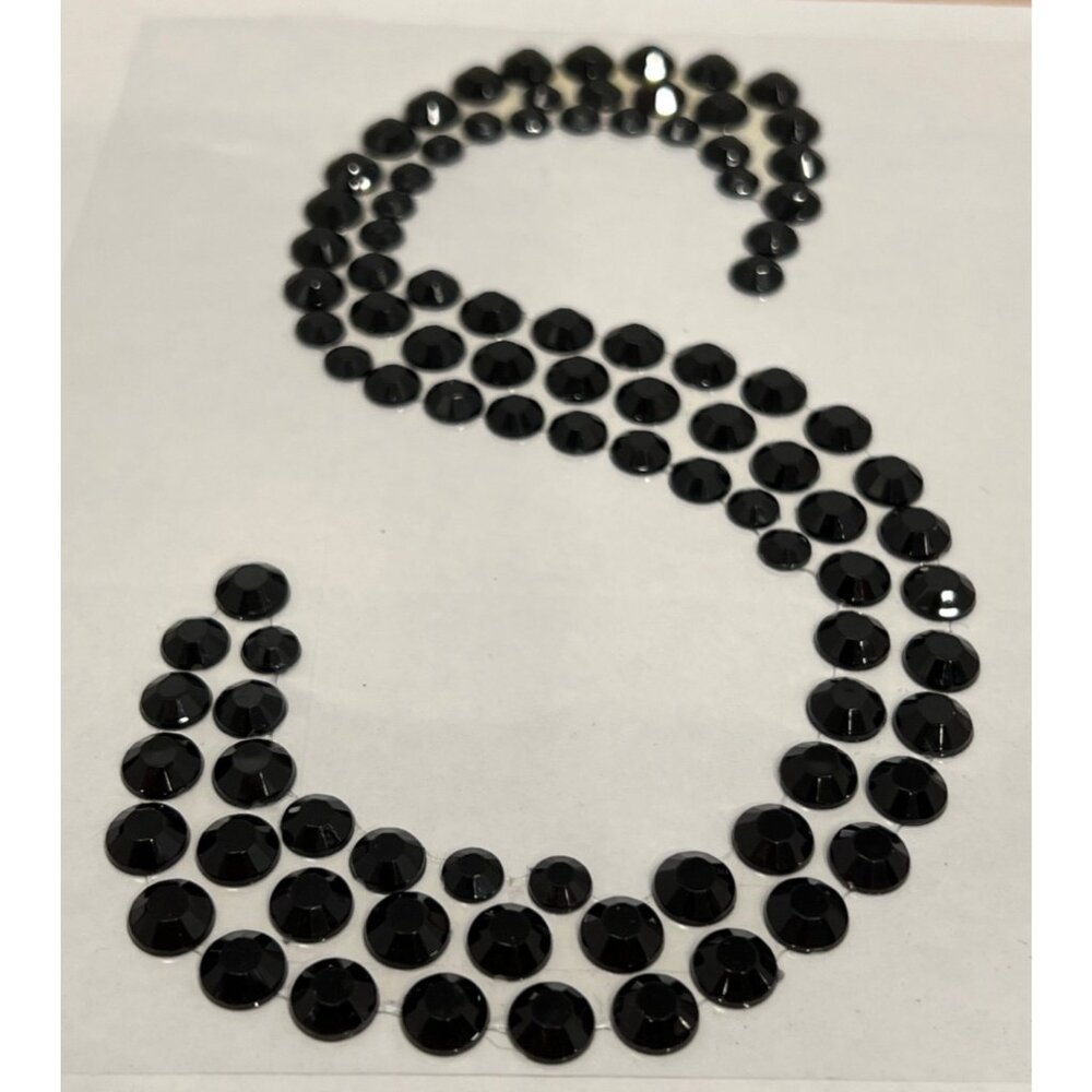 Recollections Halloween Bling Rhinestone Gem Embellishment Letter S 353831